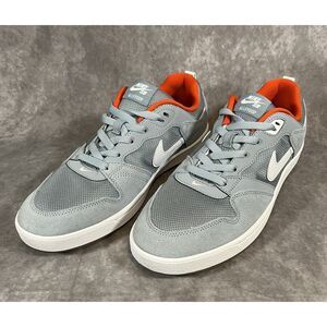 Nike SB Shoes Mens 10.5 Alleyoop SB CJ 0882 400 Obsidian Mist White Orange